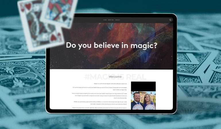 kaspermagic porfolio cover