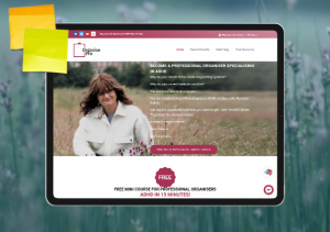 organise pro portfolio cover template