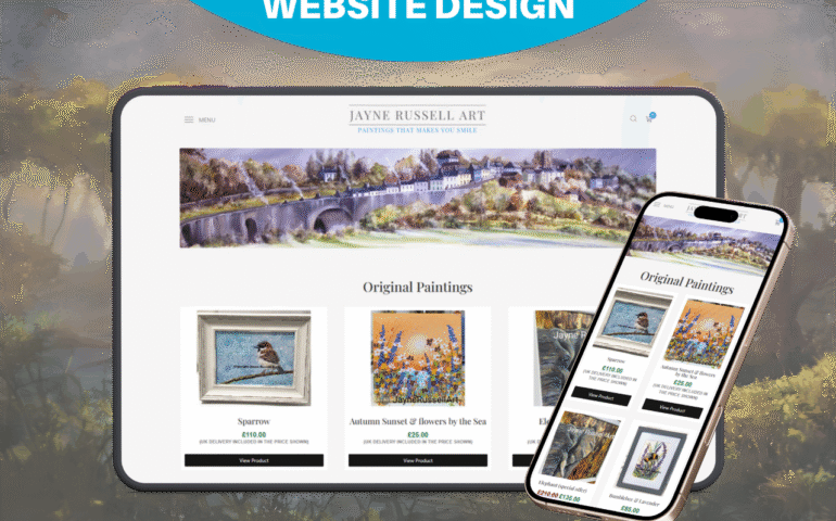 banner jayne russel art